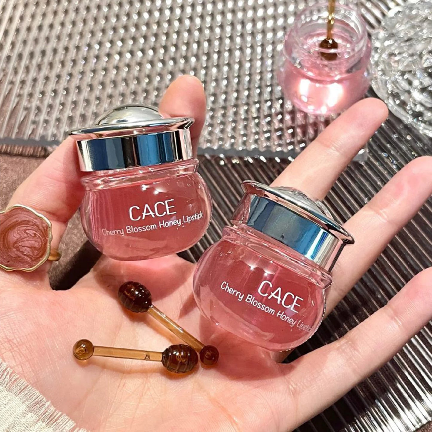 CACE Cherry Blossom Honey Lip Gloss – Moisturizing & Long-Lasting