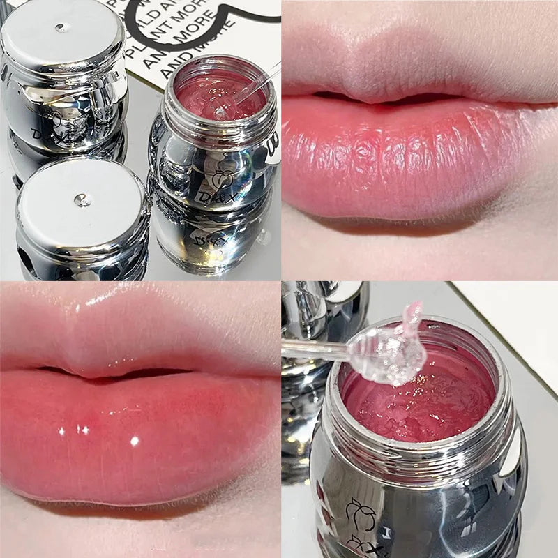DI&XI Jelly Lip Oil – Moisturizing Lip Balm & Pre-Makeup Primer
