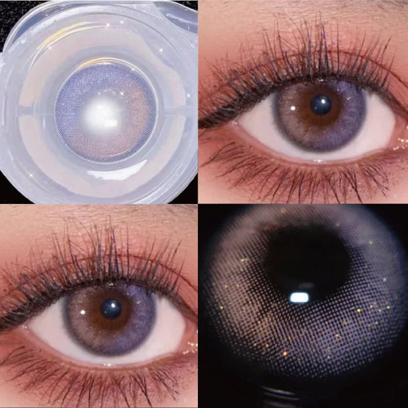 JeweLens Galaxy Colored Contact Lenses – Bling Cosplay Circle Lenses, Yearly Wear with Box
