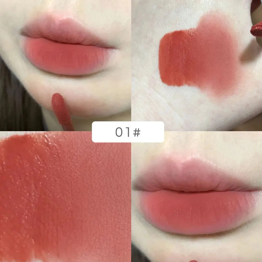 Gege Bear Rabbit Lip Glaze – Matte Velvet Lip Clay, Long-Lasting & Non-Drying
