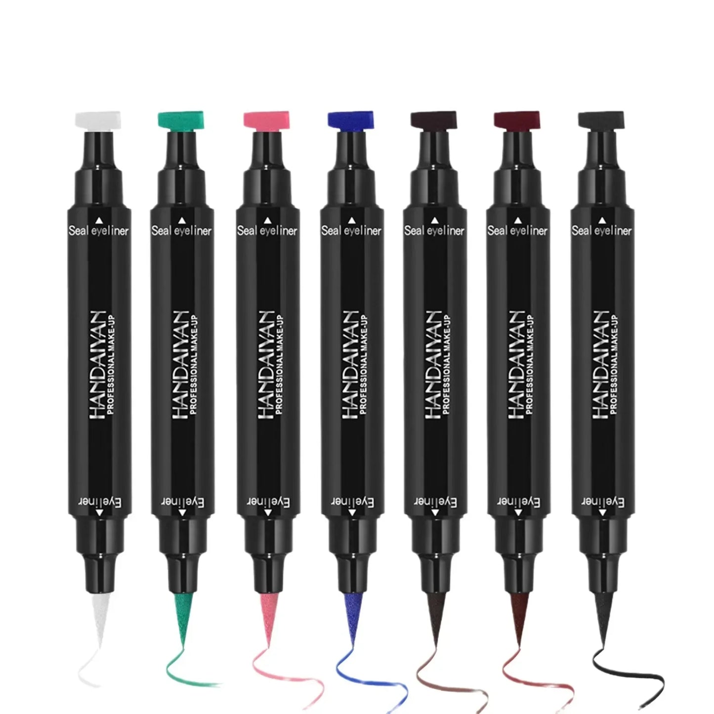 Colorful Dual-Ended Liquid Eyeliner Stamp – Waterproof, Quick-Dry & Long-Lasting