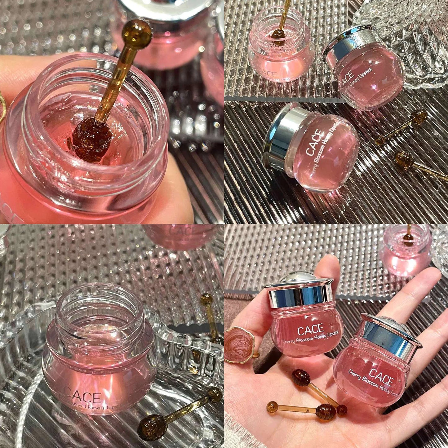 CACE Cherry Blossom Honey Lip Gloss – Moisturizing & Long-Lasting