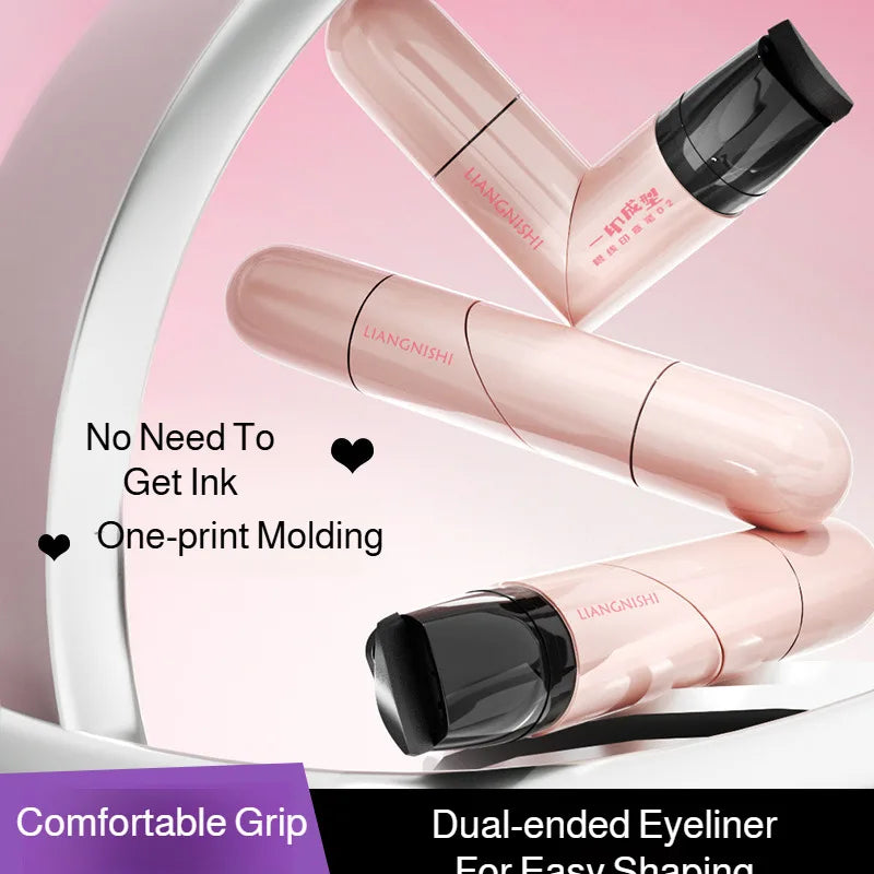 Double-Ended Eyeliner Stamp for Beginners – Waterproof, Sweat-Proof & Smudge-Proof