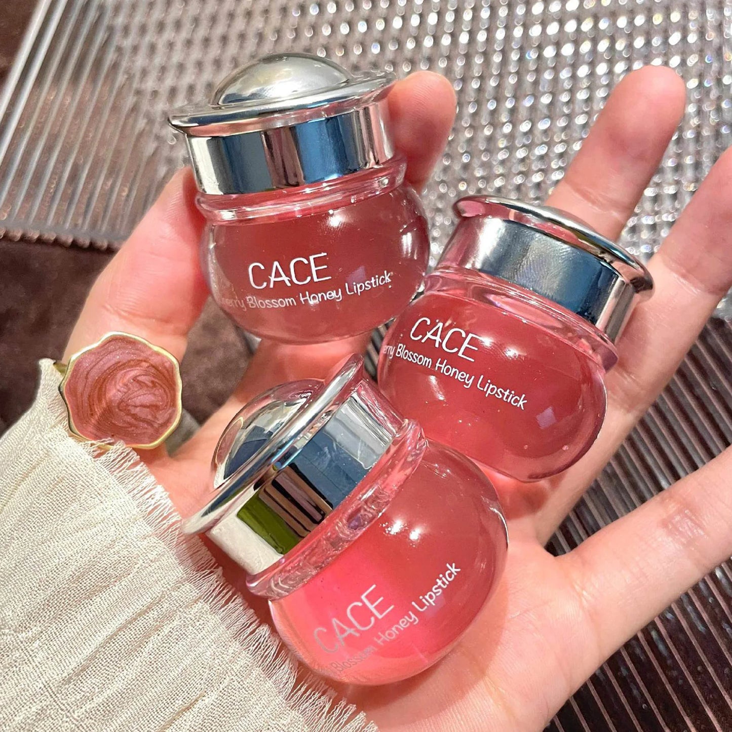 CACE Cherry Blossom Honey Lip Gloss – Moisturizing & Long-Lasting