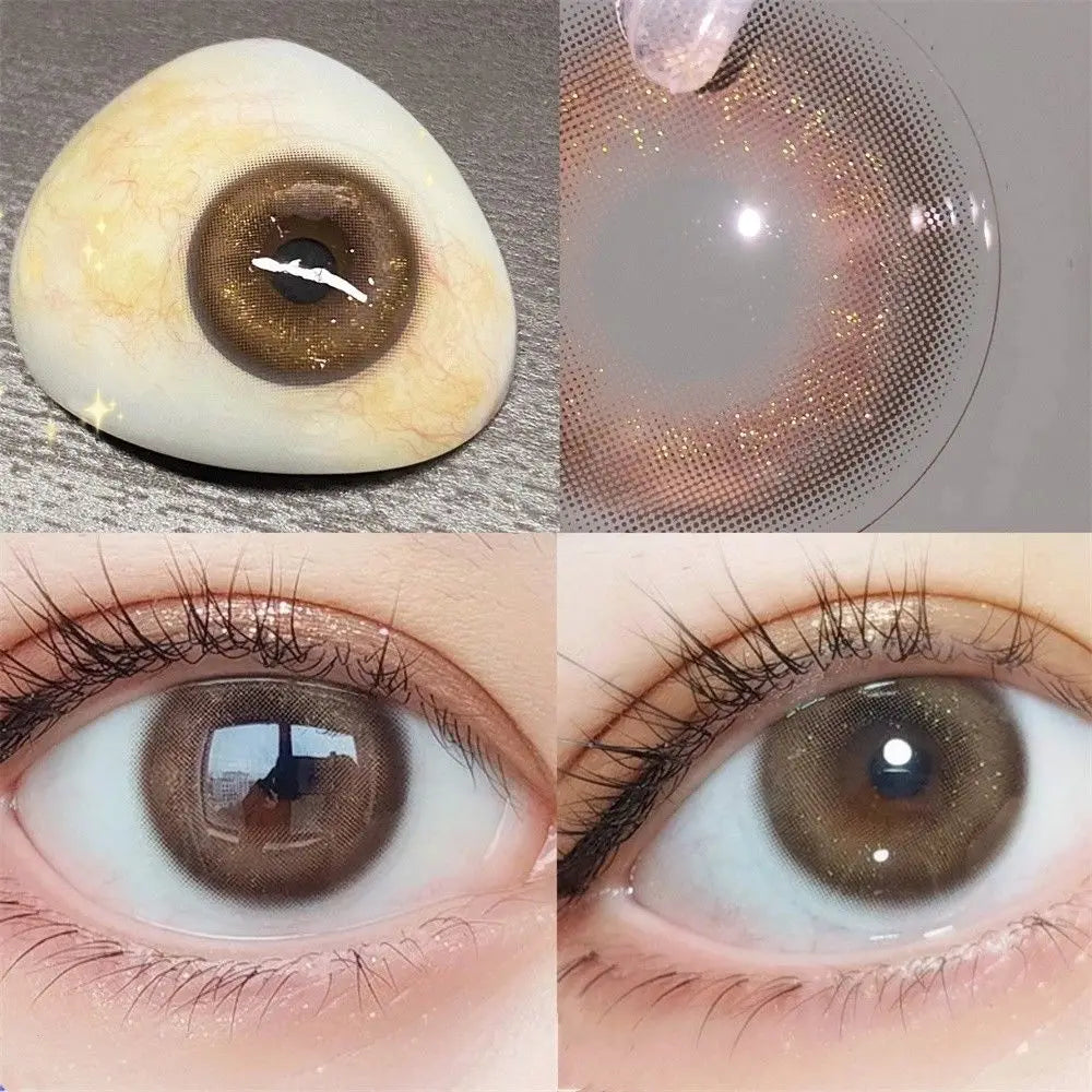 JeweLens Galaxy Colored Contact Lenses – Bling Cosplay Circle Lenses, Yearly Wear with Box
