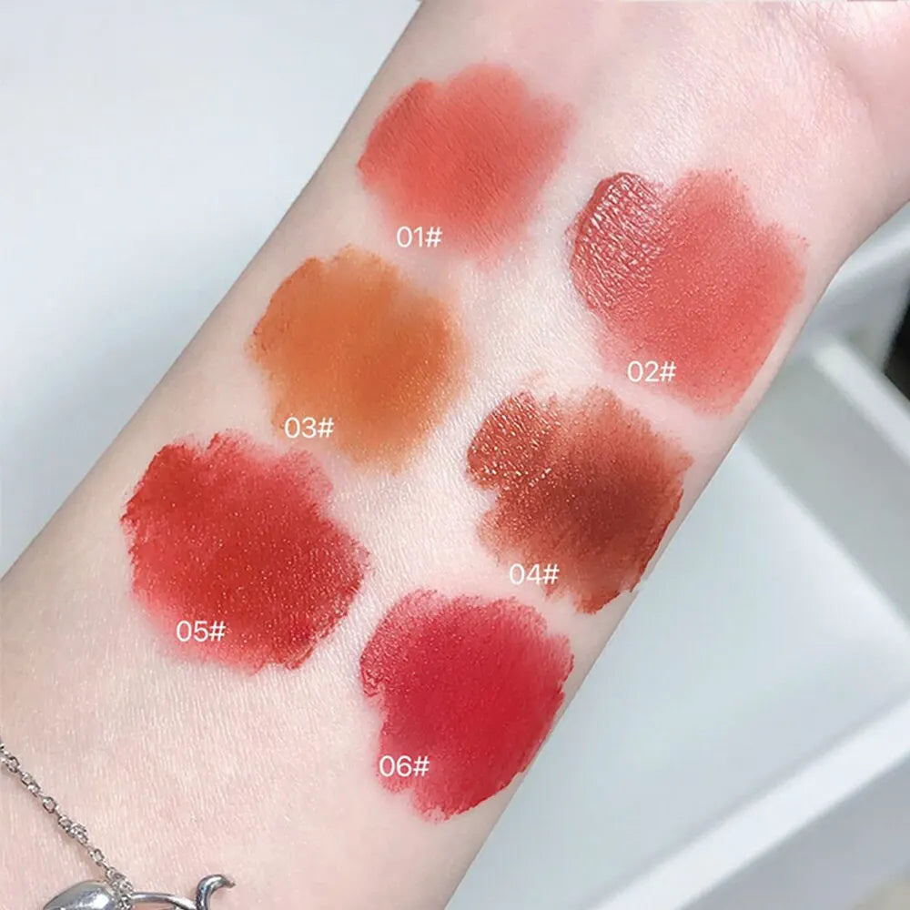 Gege Bear Rabbit Lip Glaze – Matte Velvet Lip Clay, Long-Lasting & Non-Drying