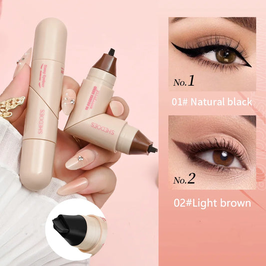Waterproof Eyeliner Pen – Fast-Drying, Smooth & Long-Lasting for Natural Eye Makeup