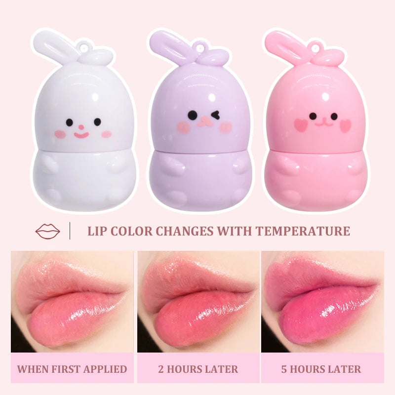Goody Bunny Color-Changing Lip Balm – Moisturizing & Waterproof