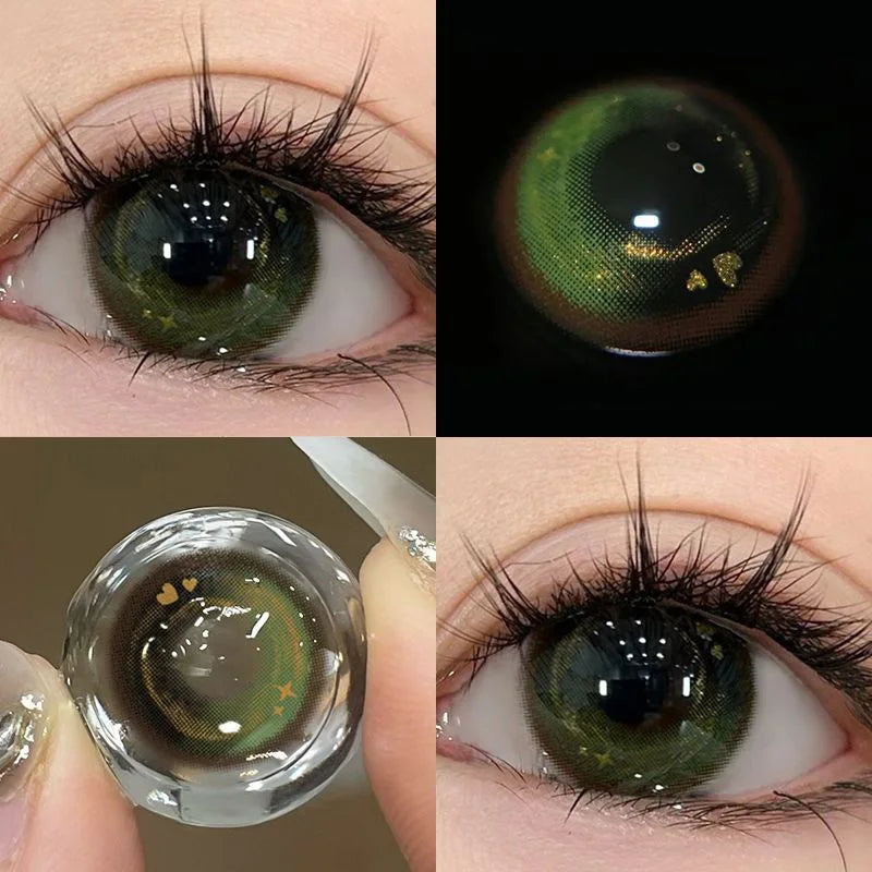 JeweLens Galaxy Colored Contact Lenses – Bling Cosplay Circle Lenses, Yearly Wear with Box