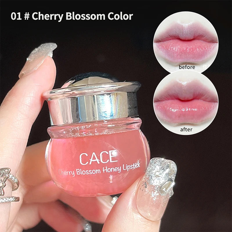 CACE Cherry Blossom Honey Lip Balm – Hydrating & Glossy