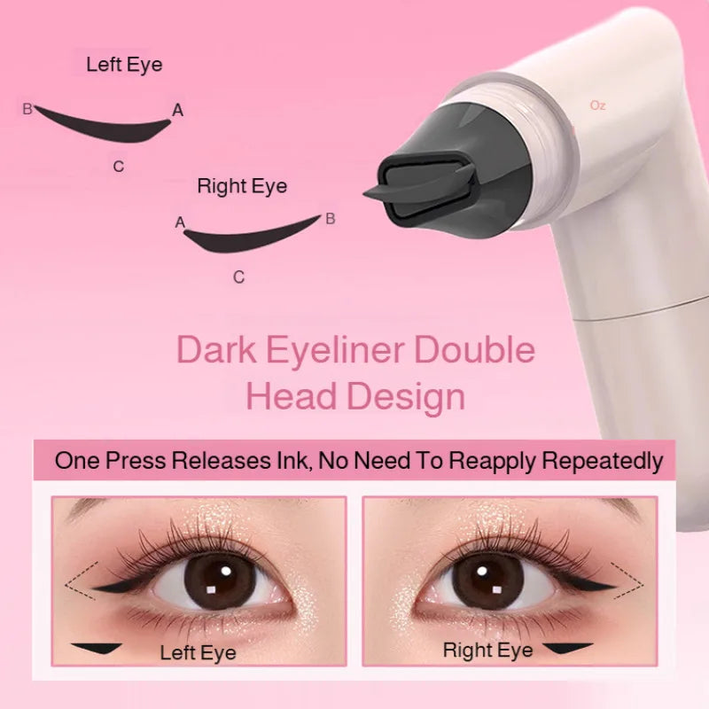 Double-Ended Eyeliner Stamp for Beginners – Waterproof, Sweat-Proof & Smudge-Proof