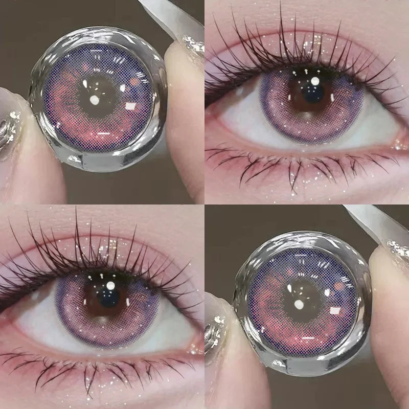 JeweLens Galaxy Colored Contact Lenses – Bling Cosplay Circle Lenses, Yearly Wear with Box