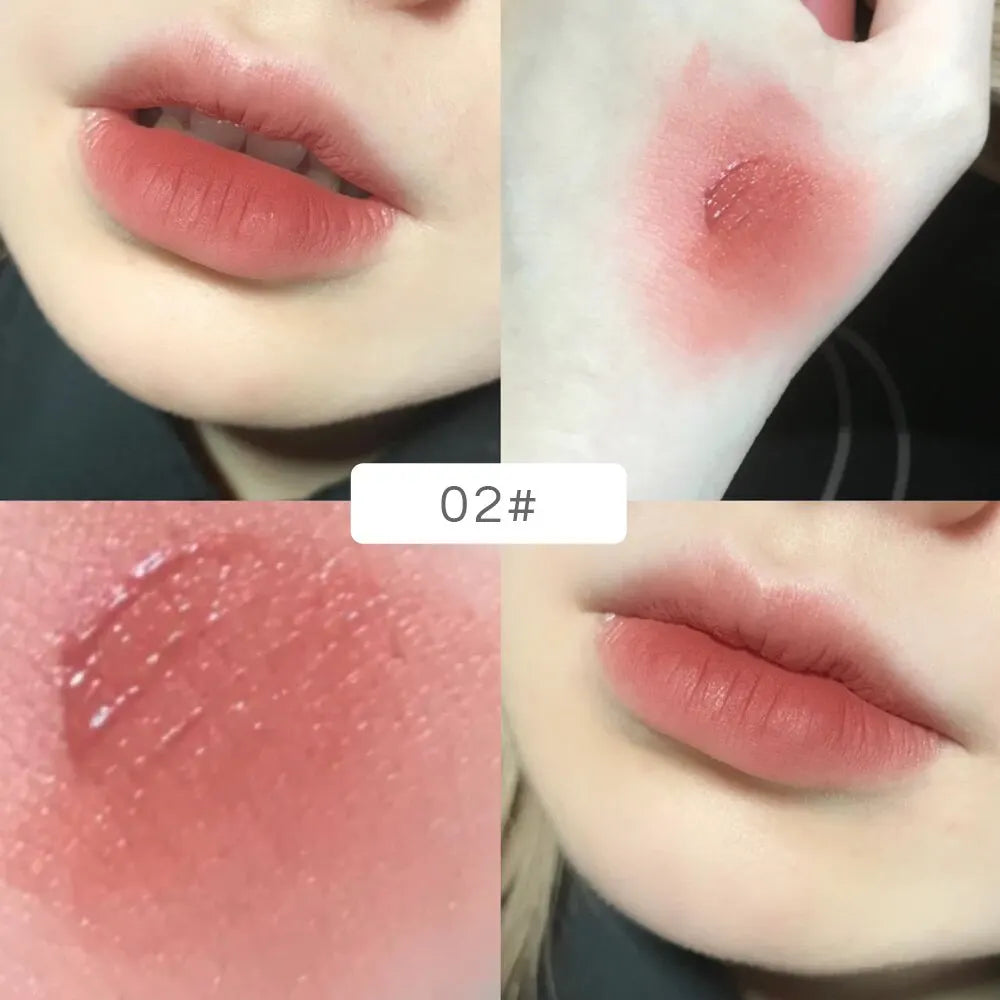 Gege Bear Rabbit Lip Glaze – Matte Velvet Lip Clay, Long-Lasting & Non-Drying
