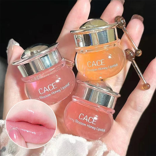 CACE Cherry Blossom Honey Lip Balm – Hydrating & Glossy