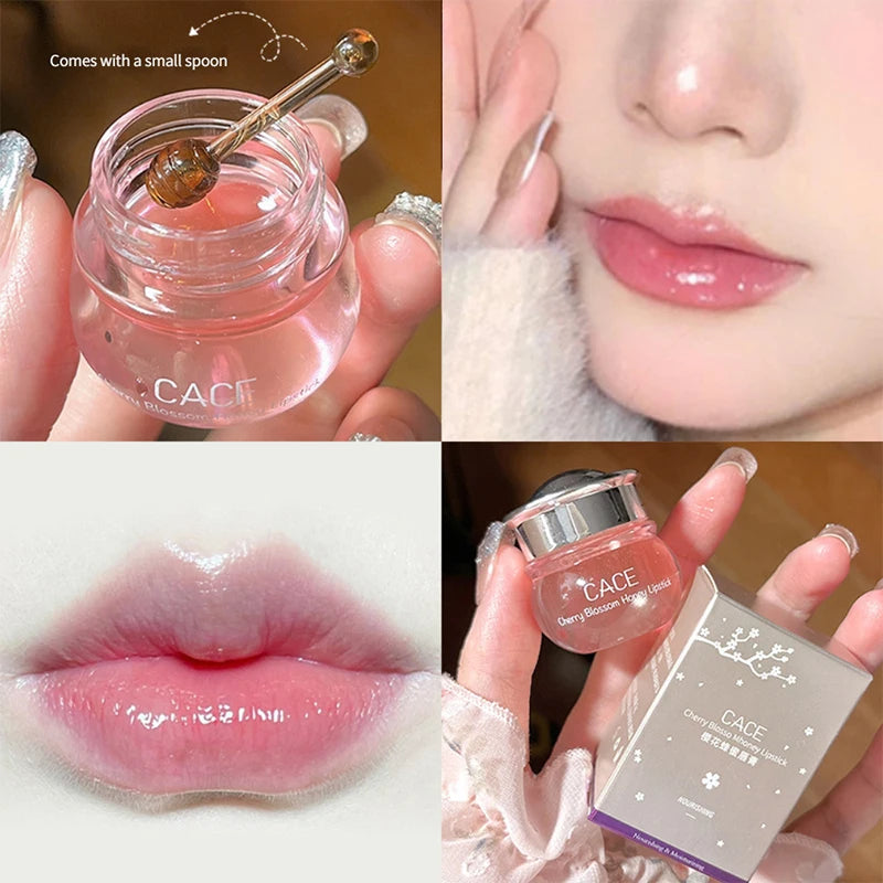 CACE Cherry Blossom Honey Lip Balm – Hydrating & Glossy