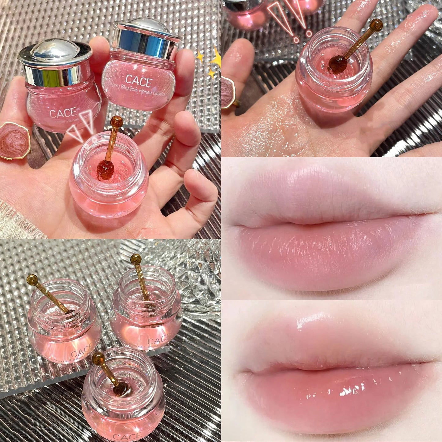 CACE Cherry Blossom Honey Lip Gloss – Moisturizing & Long-Lasting
