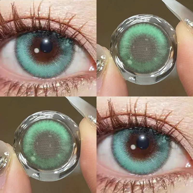 JeweLens Galaxy Colored Contact Lenses – Bling Cosplay Circle Lenses, Yearly Wear with Box
