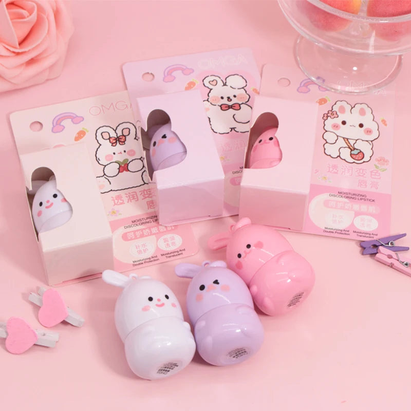 Goody Bunny Color-Changing Lip Balm – Moisturizing & Waterproof